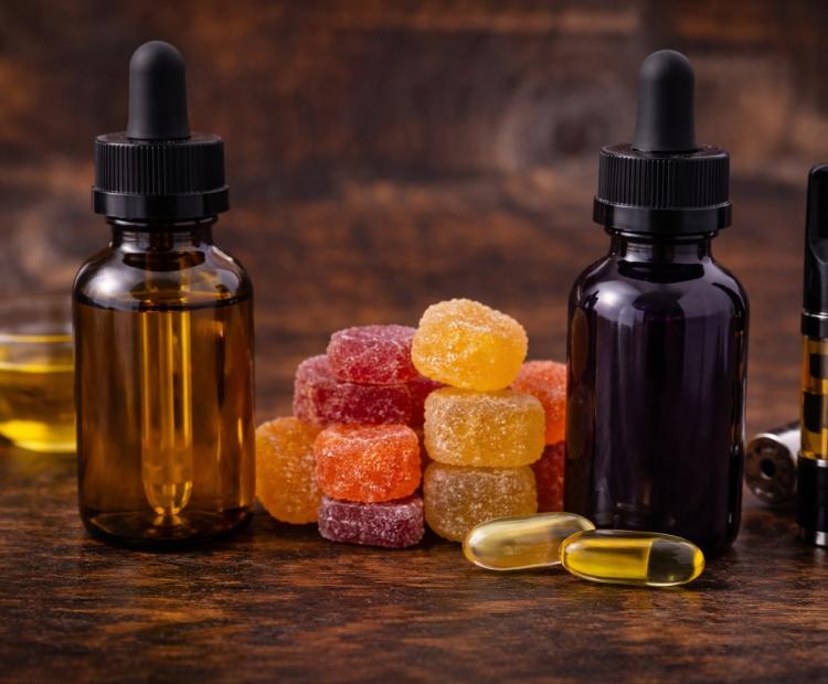 Hemp edibles gummies and hemp products available at Green Leaf Botanicals 919 in Raleigh North Carolina